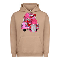Pigment Burro farm truck,gnomies valentines Urban Hoodie - JahusDesignShop
