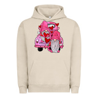Pigment French Oak farm truck,gnomies valentines Urban Hoodie - JahusDesignShop