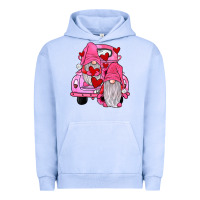 Pigment Grape Ice farm truck,gnomies valentines Urban Hoodie - JahusDesignShop