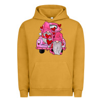 Pigment Peanut Butter farm truck,gnomies valentines Urban Hoodie - JahusDesignShop