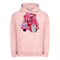 Pigment Salmon farm truck,gnomies valentines Urban Hoodie - JahusDesignShop