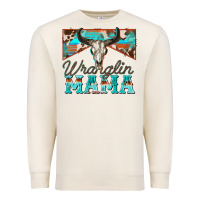Sandshell wranglin mama Premium Sweatshirt - Zillion Design Studio