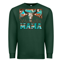 Sports Green wranglin mama Premium Sweatshirt - Zillion Design Studio