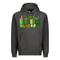 Charcoal Heather obsessive cup disorder st patrick s day Premium Hoodie - Artiststas