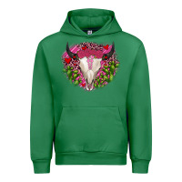 Emerald bull skull cactus valentines Urban Hoodie - JahusDesignShop