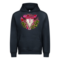 Navy bull skull cactus valentines Urban Hoodie - JahusDesignShop