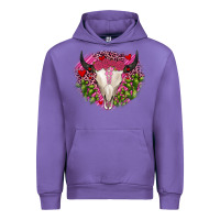Tulip bull skull cactus valentines Urban Hoodie - JahusDesignShop