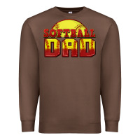 Chestnut softball dad Premium Sweatshirt - Zillion Design Studio