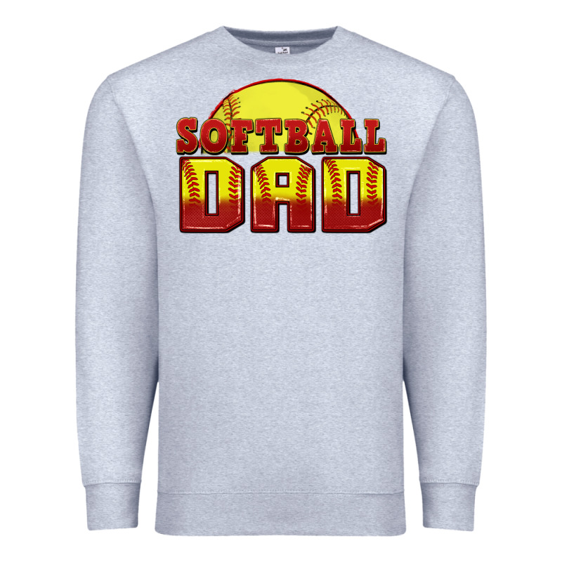 Softball Dad Premium Sweatshirt by Zillion Design Studio | Teevron