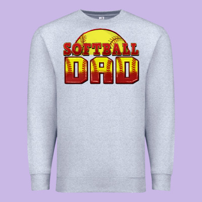 Premium Sweatshirt softball dad