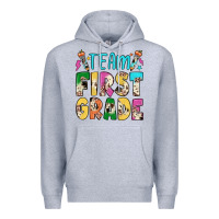 Heather Grey team first grade Premium Hoodie - JahusDesignShop