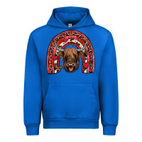 Cobalt valentines highland cow rainbow Urban Hoodie - JahusDesignShop