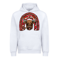 White valentines highland cow rainbow Urban Hoodie - JahusDesignShop