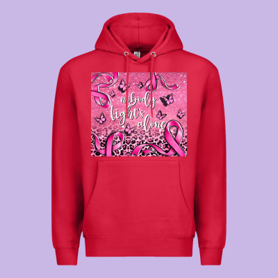 Nobody Fights Alone Premium Hoodie Designed By Adodesignshop