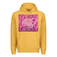 Mustard nobody fights alone Premium Hoodie - AdoDesignShop