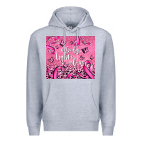Heather Grey nobody fights alone Premium Hoodie - AdoDesignShop