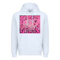White nobody fights alone Premium Hoodie - AdoDesignShop