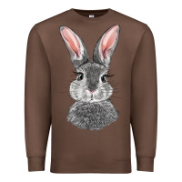 Chestnut Bunny Face Premium Sweatshirt - RanaPortraitStore