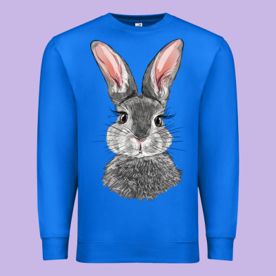 Premium Sweatshirt Bunny Face