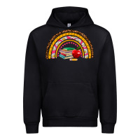 Black back to school rainbow Urban Hoodie - AdoDesignShop