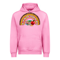 Fuchsia Pink back to school rainbow Urban Hoodie - AdoDesignShop