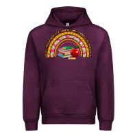 Mauve Wine back to school rainbow Urban Hoodie - AdoDesignShop