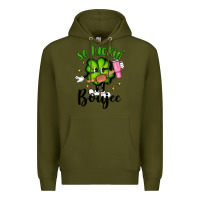 Army Green so luckin boujee Premium Hoodie - Artiststas