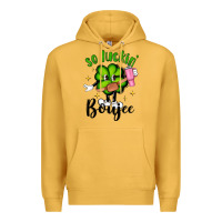 Mustard so luckin boujee Premium Hoodie - Artiststas