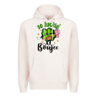 Pale Pink so luckin boujee Premium Hoodie - Artiststas