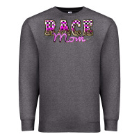 Charcoal Heather race mom Premium Sweatshirt - Zillion Design Studio