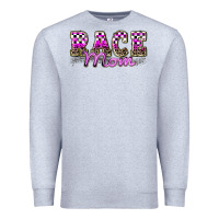 Heather Grey race mom Premium Sweatshirt - Zillion Design Studio