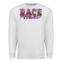 Oatmeal Heather race mom Premium Sweatshirt - Zillion Design Studio