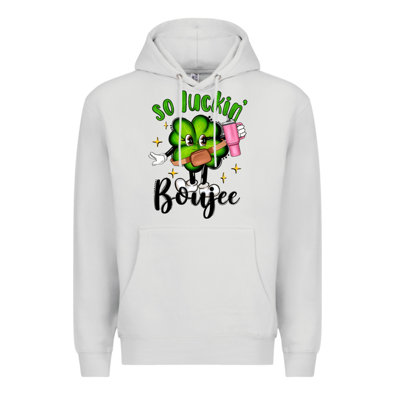 So Luckin Boujee Premium Hoodie by Artiststas | Teevron