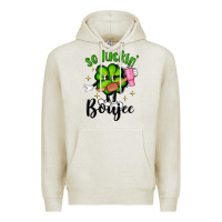 Oatmeal Heather so luckin boujee Premium Hoodie - Artiststas