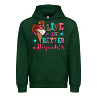 Forest Green life is better with sprinkles Urban Hoodie - AdoDesignShop