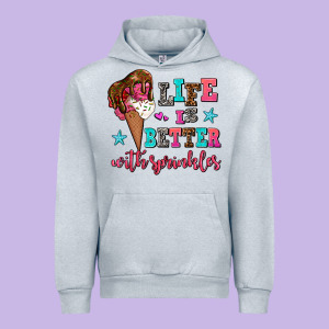 Life Is Better With Sprinkles Urban Hoodie Designed By Adodesignshop