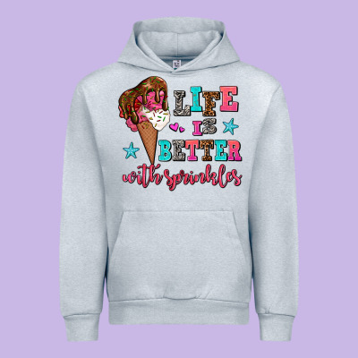 Life Is Better With Sprinkles Urban Hoodie Designed By Adodesignshop