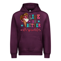 Mauve Wine life is better with sprinkles Urban Hoodie - AdoDesignShop