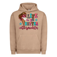 Pigment Burro life is better with sprinkles Urban Hoodie - AdoDesignShop