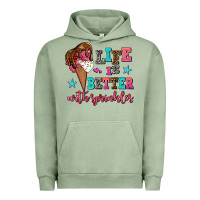 Pigment Oil Green life is better with sprinkles Urban Hoodie - AdoDesignShop