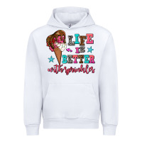 White life is better with sprinkles Urban Hoodie - AdoDesignShop