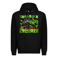 Black shamrock crusher Premium Hoodie - Artiststas