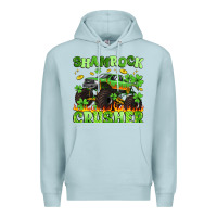 Blue Mist shamrock crusher Premium Hoodie - Artiststas