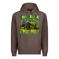 Coffee shamrock crusher Premium Hoodie - Artiststas