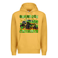 Mustard shamrock crusher Premium Hoodie - Artiststas