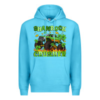 Ocean Blue shamrock crusher Premium Hoodie - Artiststas