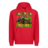 Red shamrock crusher Premium Hoodie - Artiststas