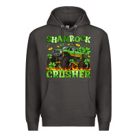 Smoke shamrock crusher Premium Hoodie - Artiststas