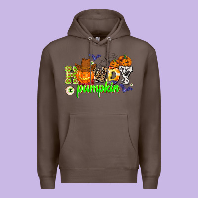 Howdy Halloween Pumpkins Premium Hoodie Designed By Adodesignshop
