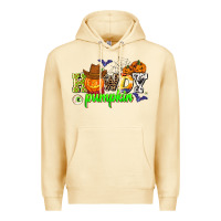 Pina Colada howdy halloween pumpkins Premium Hoodie - AdoDesignShop